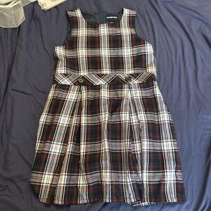 Lands' End Plaid Kids Dress